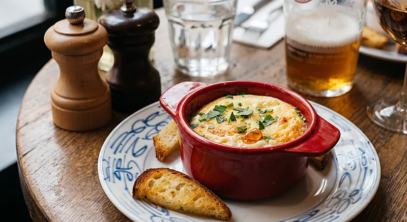 Œufs cocotte au chorizo